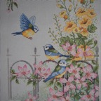 mesanges et fleurs 300